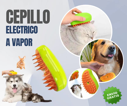 Cepillo Spa Vapor para Mascotas